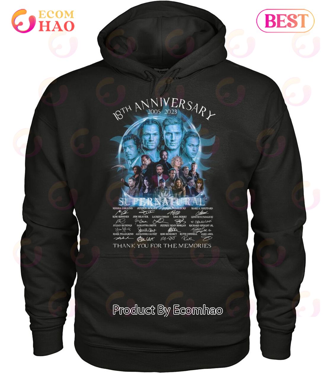 18th Anniversary 2005 – 2023 Super Natural Signature Thank You For The Memories Tshirt