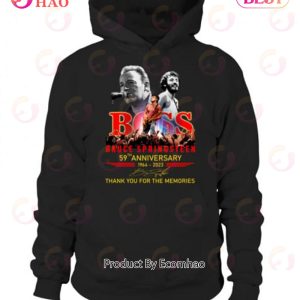 Boss Bruce Springsteen 59th Anniversary 1964 – 2023 Thank You For The Memories Tshirt