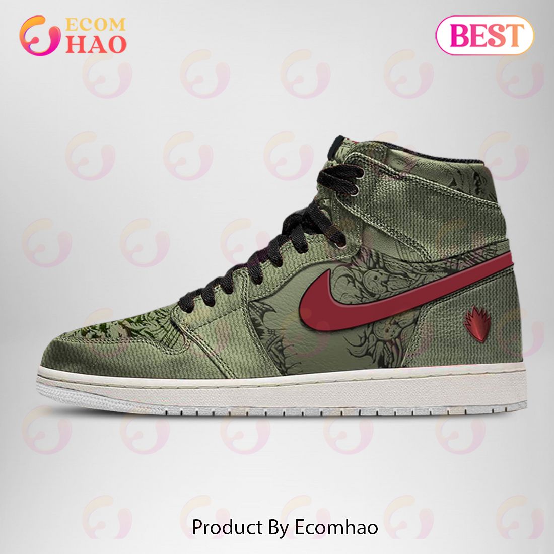 PREMIUM Guardians Of The Galaxy Drax Air Jordan 1, Hightop