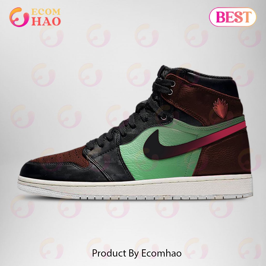 PREMIUM Guardians Of The Galaxy Gamora Air Jordan 1, Hightop