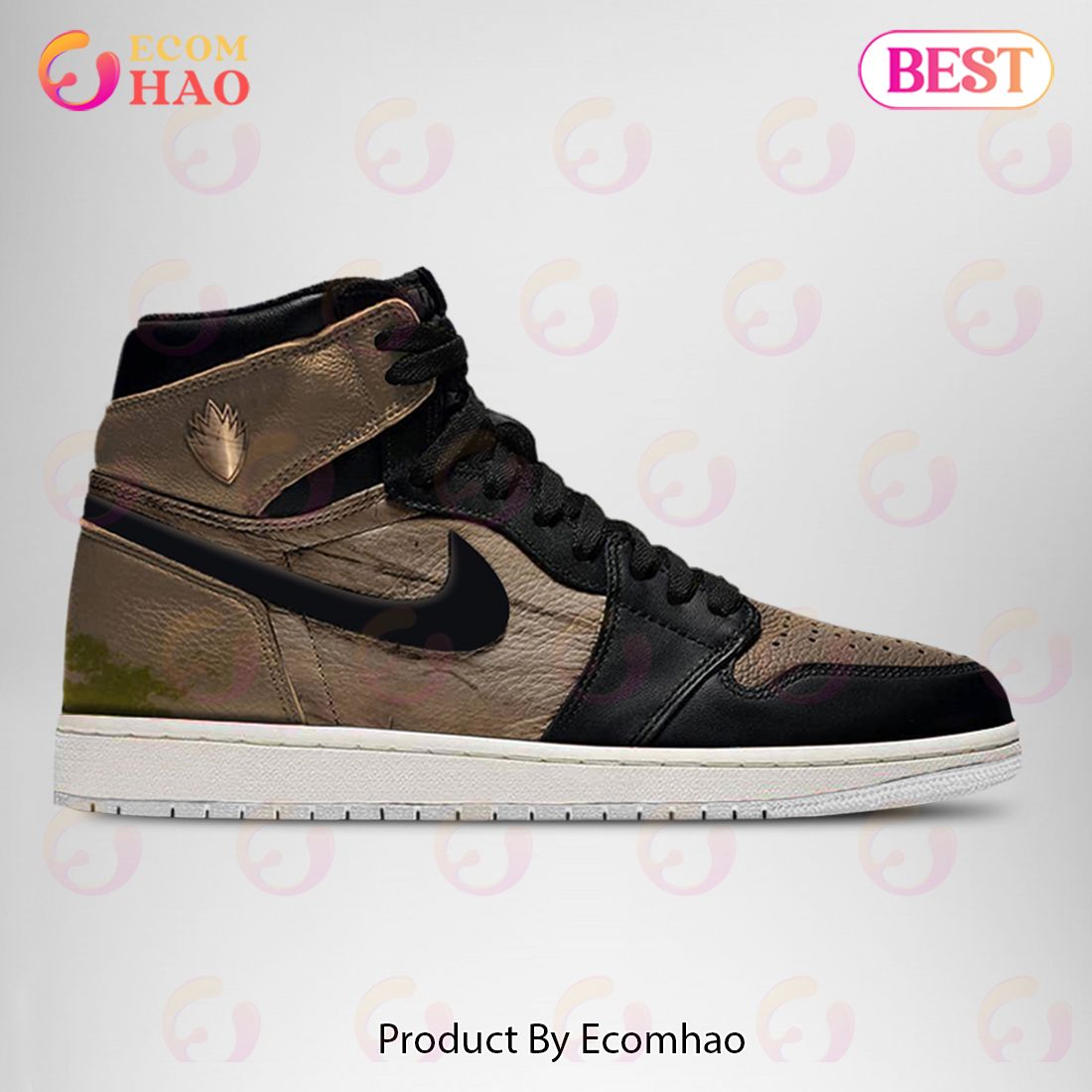 PREMIUM Guardians Of The Galaxy Groot Air Jordan 1, Hightop