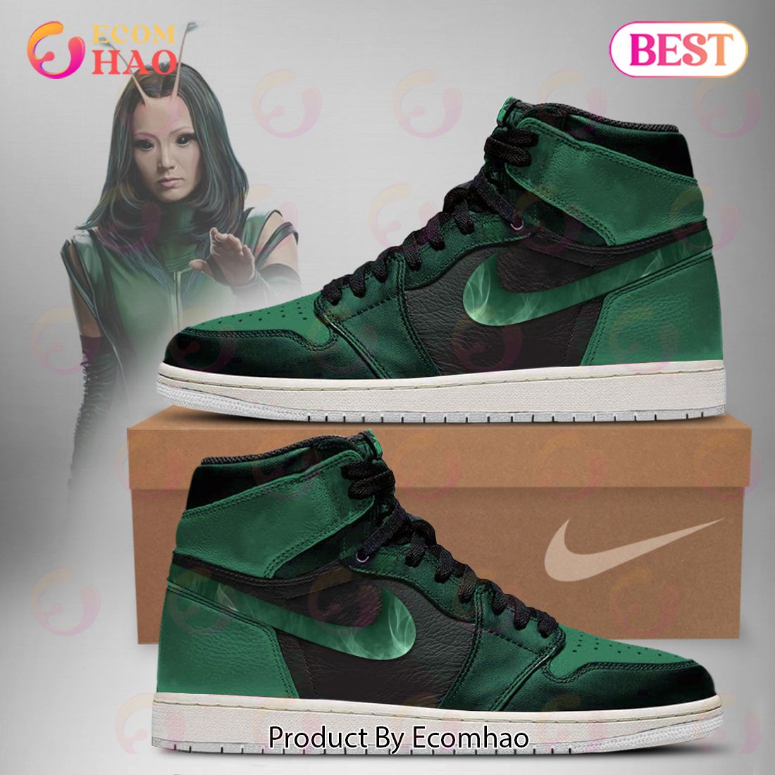 PREMIUM Guardians Of The Galaxy Mantis Air Jordan 1, Hightop