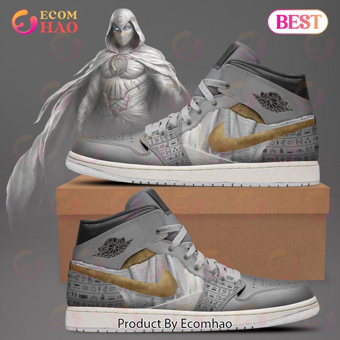 PREMIUM Marvel Moon Knight Air Jordan 1, Hightop