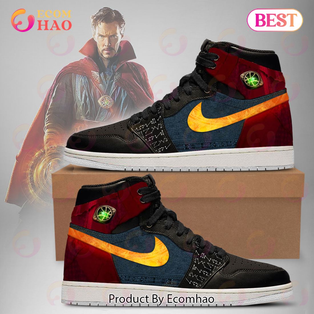 PREMIUM Marvel’s Avengers Doctor Strange Air Jordan 1, Hightop