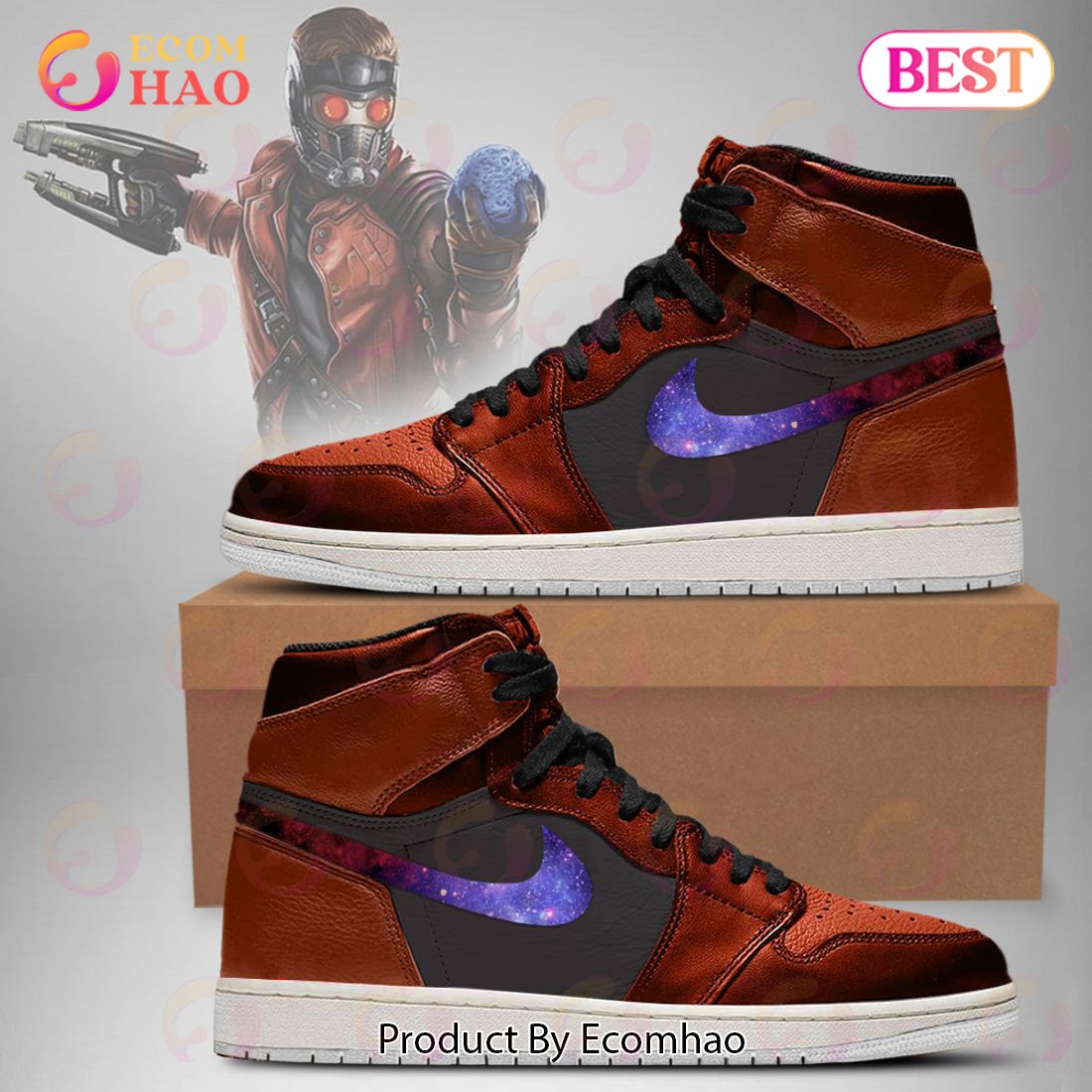 PREMIUM Marvel’s Avengers Ironman Air Jordan 1, Hightop