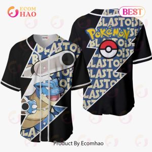 Blastoise Baseball Jersey Shirts Custom Pokemon Anime For Fans