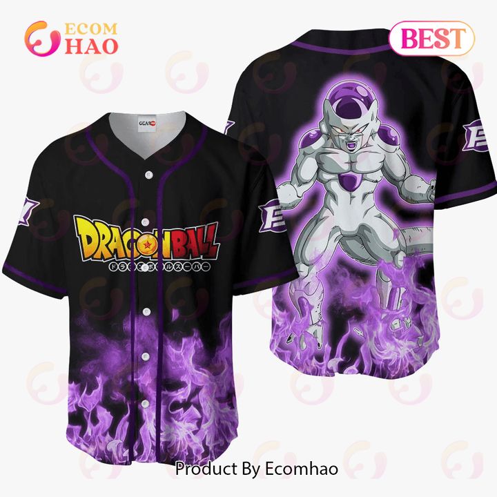 Frieza Baseball Jersey Shirts Custom Dragon Ball Anime