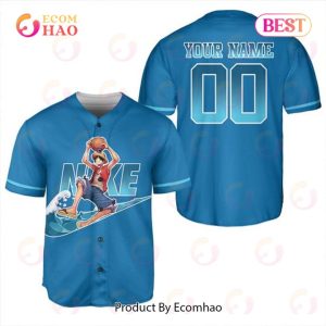 One Piece Monkey D. Luffy Anime Nike Wave Basketball Jersey