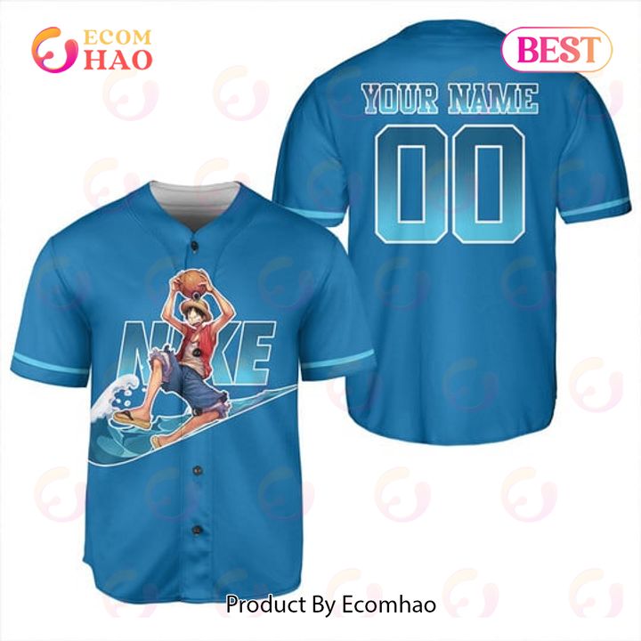 One Piece Monkey D. Luffy Anime Nike Wave Basketball Jersey Luxury Items