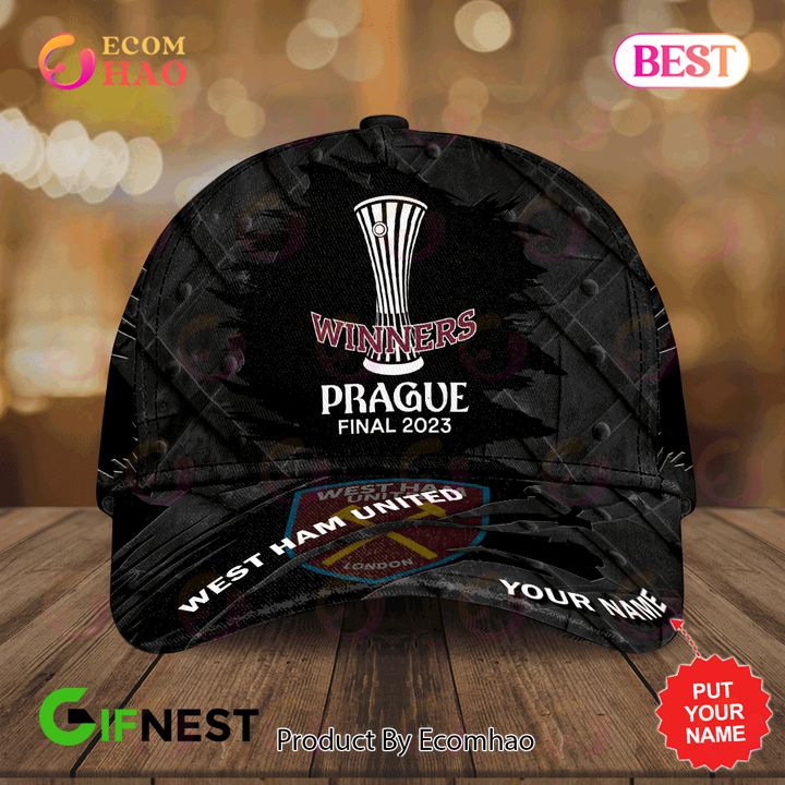 Winners Prague Final 2023 West Ham United Personalized Cap