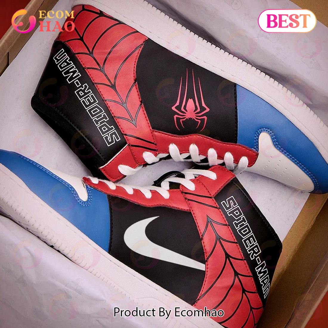 PREMIUM Marvel Spider-Man Andrew Garfield Air Jordan High 1, Hightop