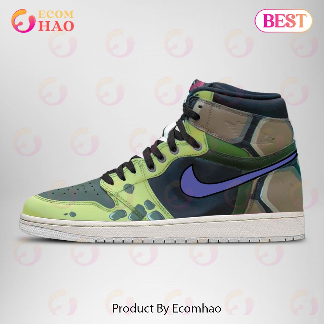 PREMIUM Teenage Mutant Ninja Turtles Air Jordan High 1, Hightop