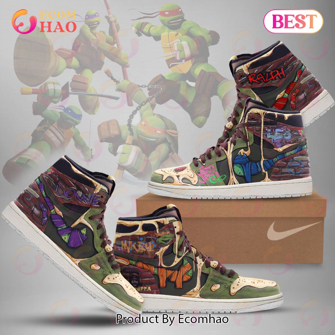 PREMIUM Teenage Mutant Ninja Turtles Air Jordan High 1, Hightop  – MW41