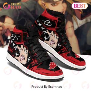 PREMIUM Akatsuki Deidara Naruto Air Jordan 1, Hightop