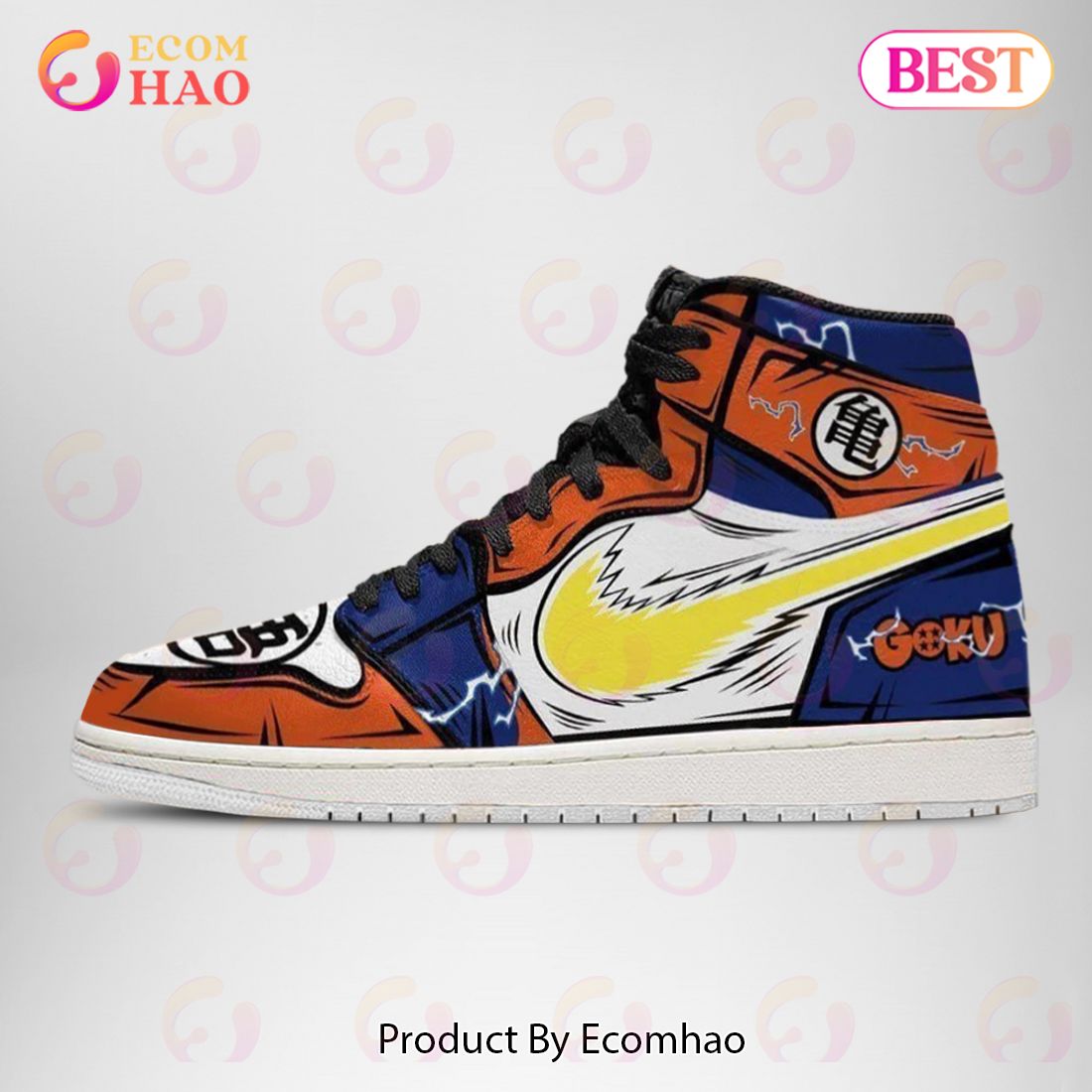 PREMIUM Anime Dragon Ball Son Goku Air Jordan 1, Hightop