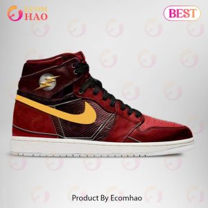 PREMIUM DC Justice League Flash Air Jordan 1, Hightop