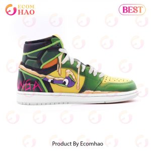 PREMIUM Donatello Teenage Mutant Ninja Turtles Air Jordan 1, Hightop