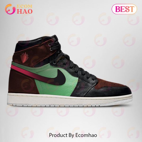 PREMIUM Guardians of the Galaxy Marvel Gamora Air Jordan 1, Hightop