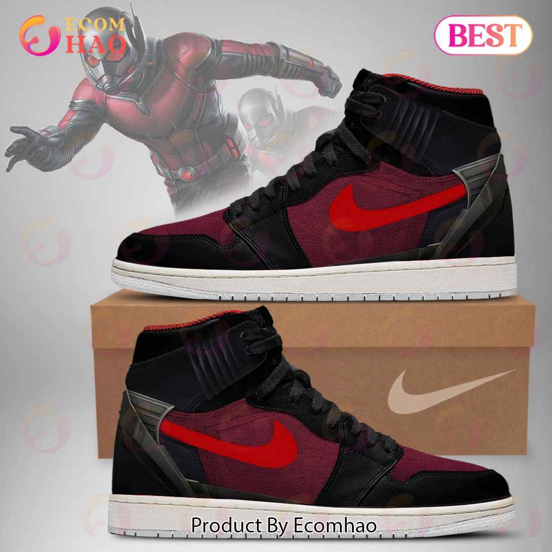 PREMIUM Marvel’s Avengers Antman Air Jordan 1, Hightop