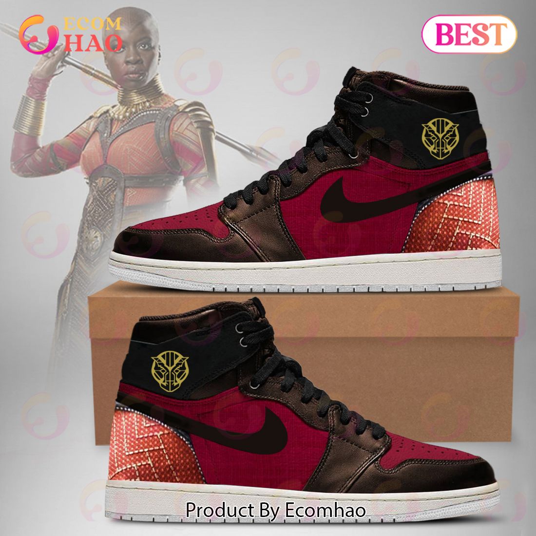 PREMIUM Marvel’s Avengers Okoye Air Jordan 1, Hightop