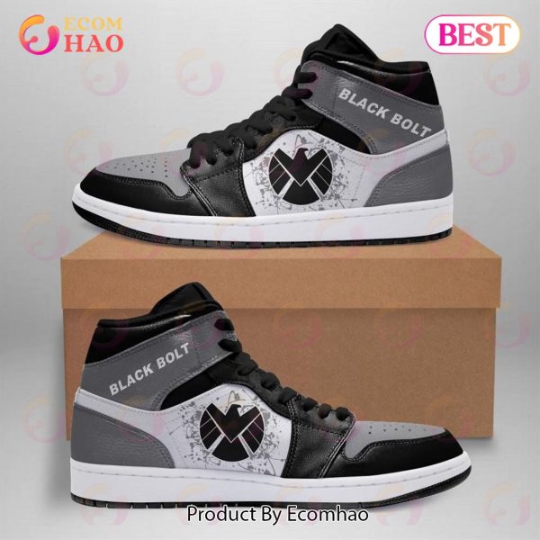 PREMIUM Marvel Black Bolt Air Jordan 1, Hightop