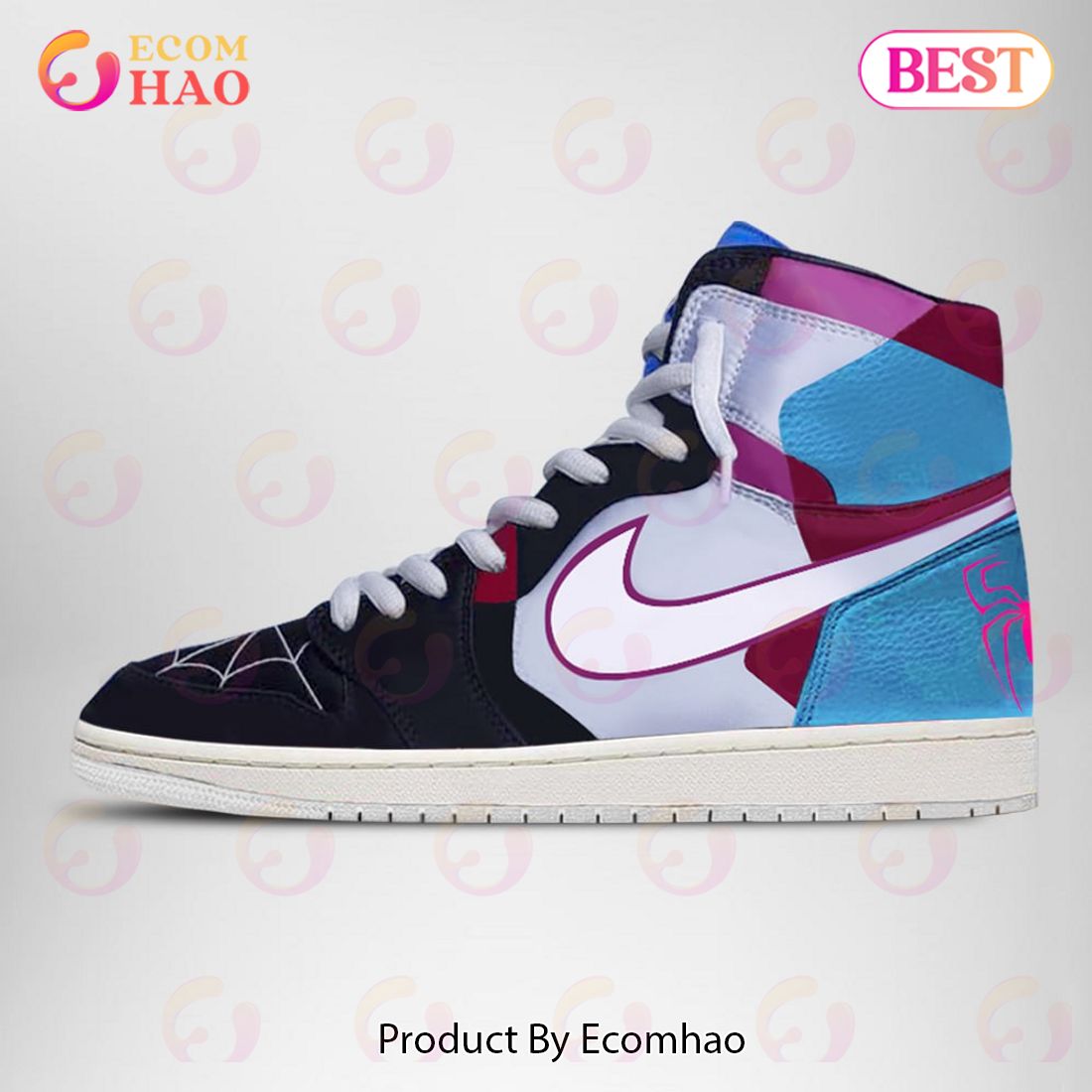 PREMIUM Marvel Spiderman ACROSS THE SPIDER-VERSE Gwen Stacy Air Jordan 1, Hightop