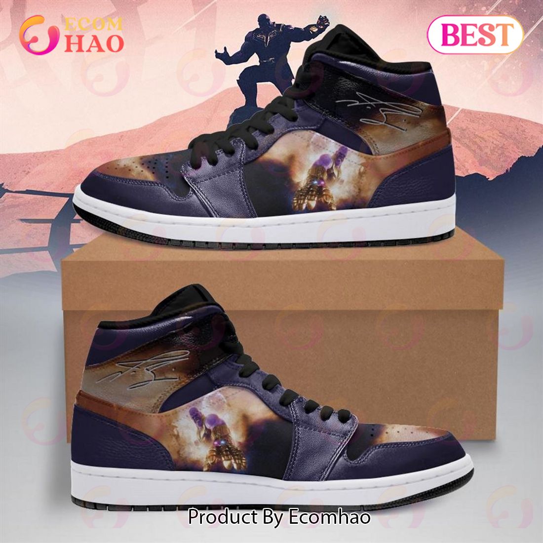 PREMIUM Marvel Thanos Air Jordan 1, Hightop – G961