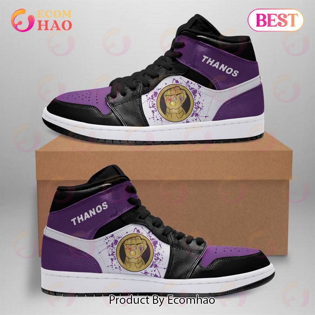 PREMIUM Marvel Thanos Air Jordan 1, Hightop – SN41