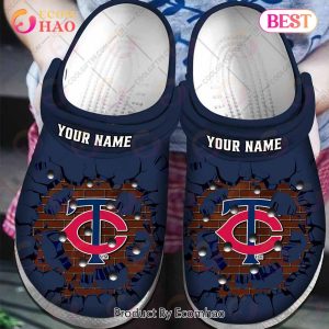 Personalized MLB Minnesota Twins Broken Wall Crocs