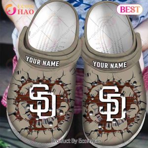 Personalized MLB San Diego Padres Broken Wall Crocs