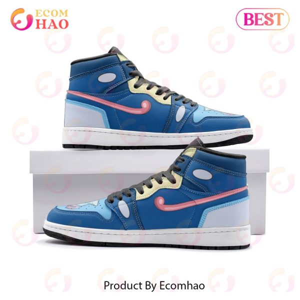 Greninja Pokemon Air Jordan 1, High Top Sneakers