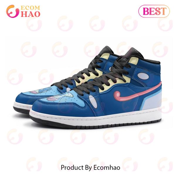 Greninja Pokemon Air Jordan 1, High Top Sneakers