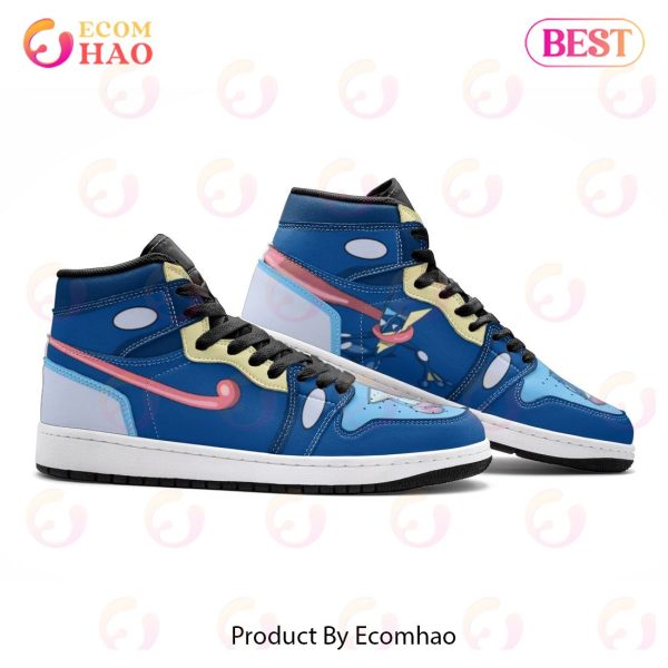 Greninja Pokemon Air Jordan 1, High Top Sneakers
