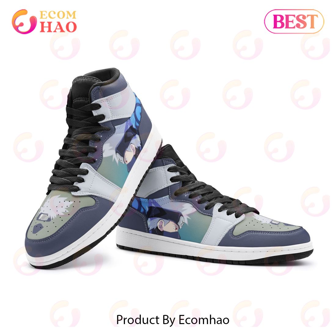 Kakashi Hatake Naruto Air Jordan 1, High Top Sneakers