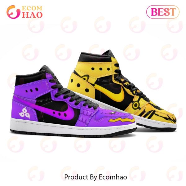 Karuma and Susano Naruto Air Jordan 1, High Top Sneakers