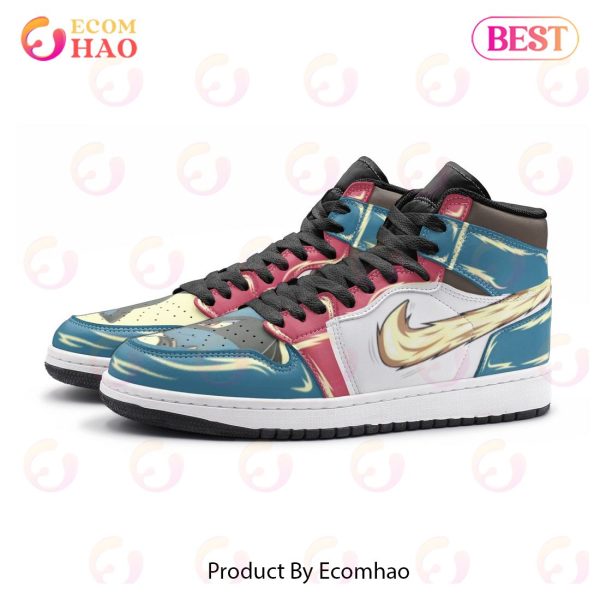 Mega Lucario Pokemon Air Jordan 1, High Top Sneakers