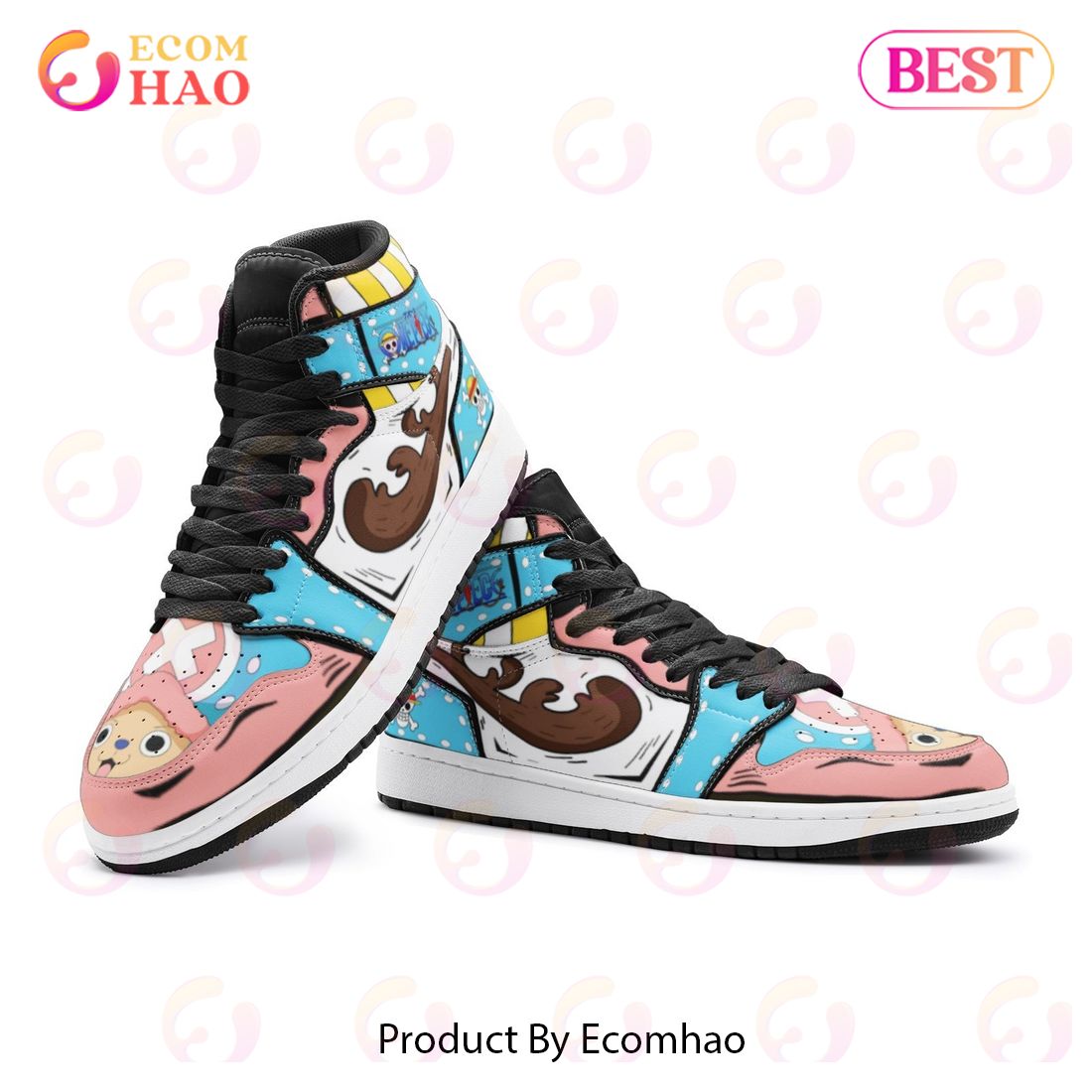 Tony Tony Chopper One Piece Air Jordan 1, High Top Sneakers