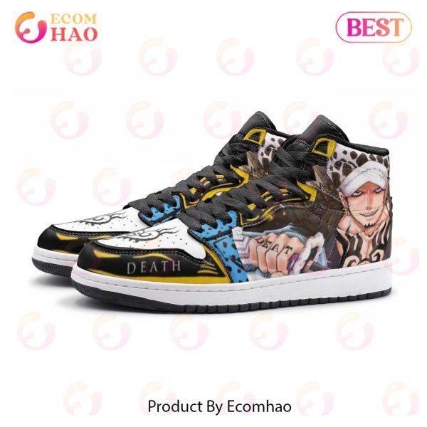 Trafalgar Law One Piece Air Jordan 1, High Top Sneakers