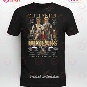 Outlander 09 Years 2014 – 2023 Thank You For The Memories T-Shirt