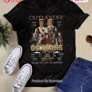 Outlander 09 Years 2014 – 2023 Thank You For The Memories T-Shirt