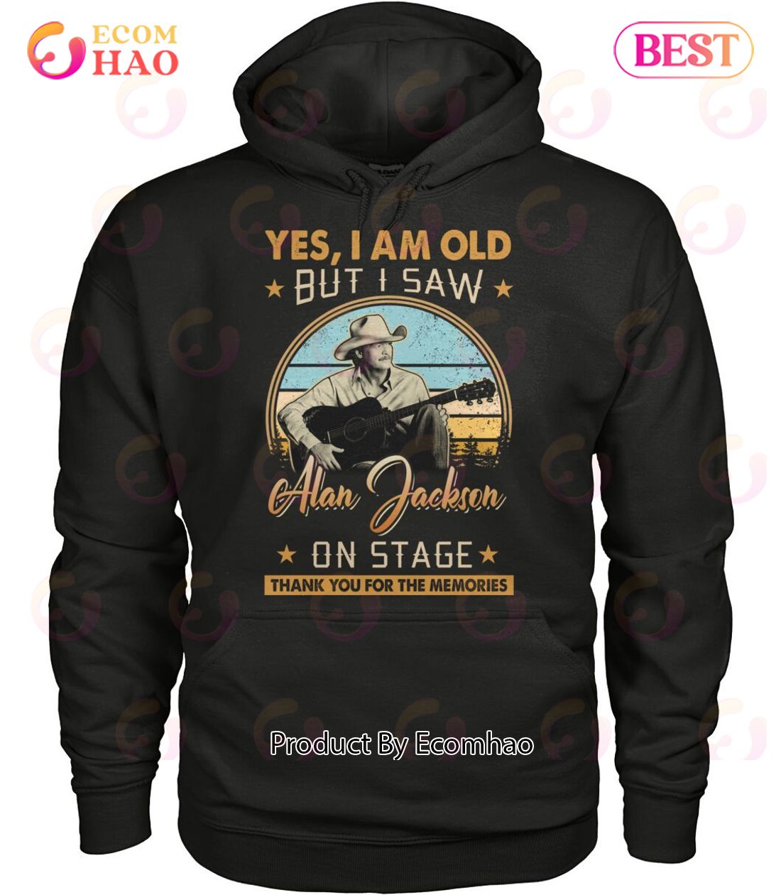 Yes I’m Old But I Saw Alan Jackson On Stage Thank You For The Memories T-Shirt