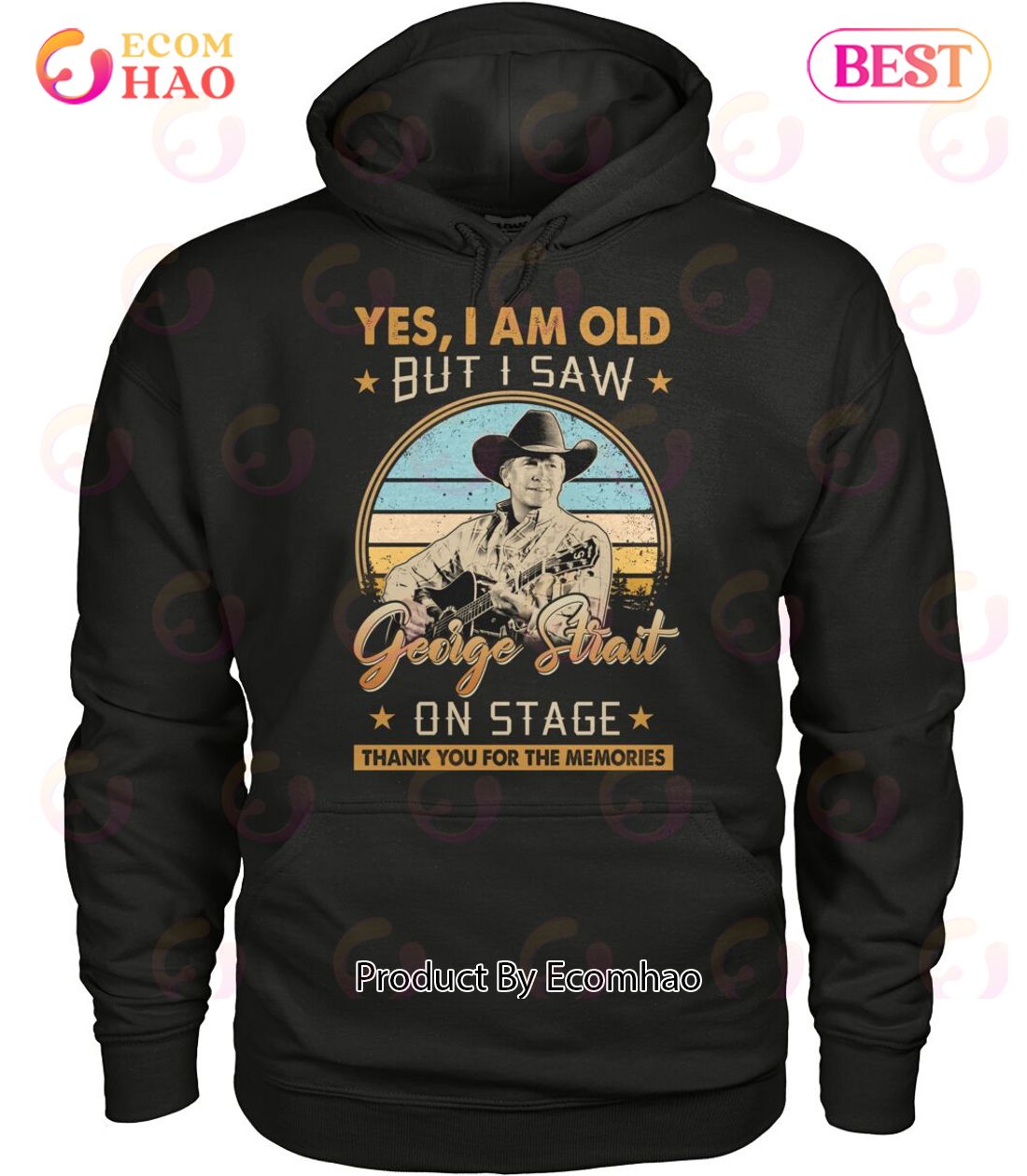 Yes I’m Old But I Saw George Strait On Stage Thank You For The Memories T-Shirt