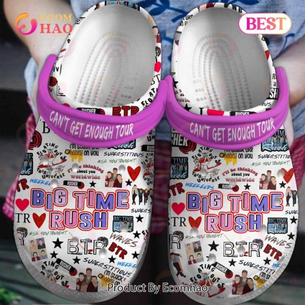 PREMIUM Can’t Get Enough Tour Big Time Rush Clogs, Crocs