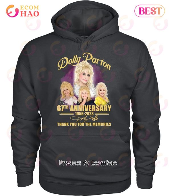 Dolly Parton 67th Anniversary 1956 – 2023 Thank You For The Memories T-Shirt