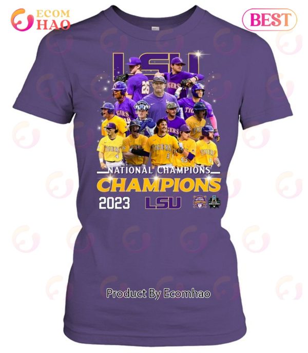 National Champions 2023 LSU Tigers Unisex T-Shirt