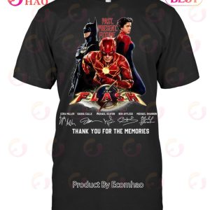 Past Present Future The Flash Thank You For The Memories T-Shirt