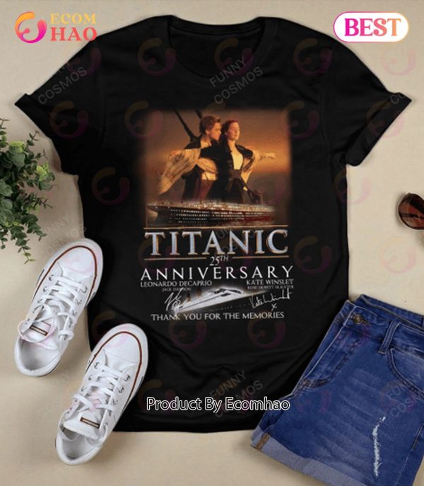 Titanic 25th Anniversary Thank You For The Memories T-Shirt
