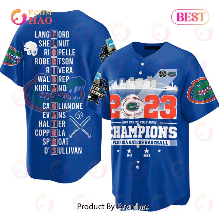 PREMIUM 2023 Men’s College World Series Champions Florida Gators Baseball Jersey