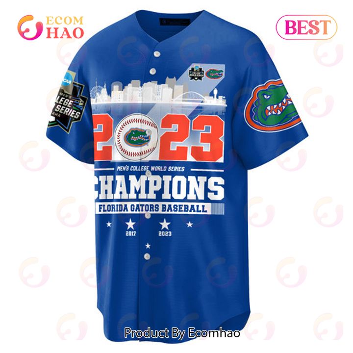 PREMIUM 2023 Men’s College World Series Champions Florida Gators Baseball Jersey