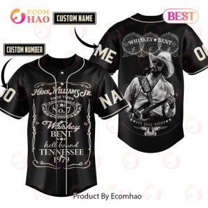 PREMIUM Hank Williams Jr Good Times Whiskey Bent Hell Bound Tennessee 1979 Custom Jersey Shirt PREMIUM Hank Williams Jr Good Times Whiskey Bent Hell Bound Tennessee 1979 Custom Jersey Shirt